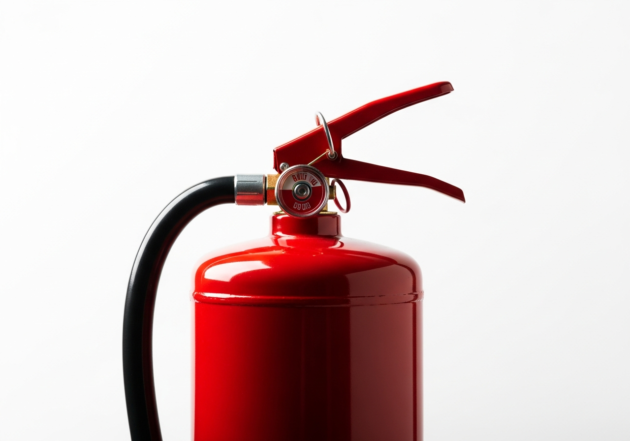 Fire extinguisher close-up